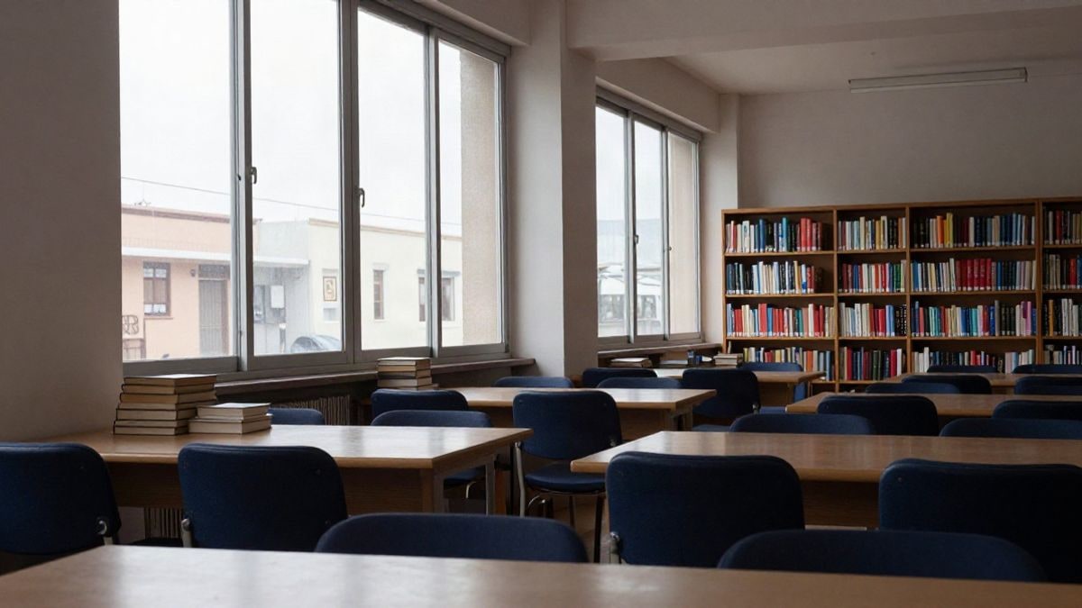 Imagen ilustrativa: sala de lectura de una biblioteca con luz lateral de ventana y libros sobre una mesa