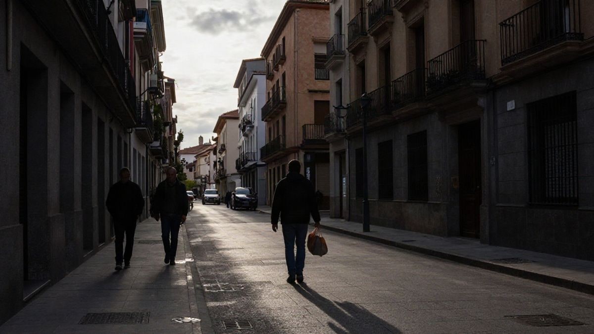 Imagen ilustrativa: siluetas y sombras largas en un contraluz al atardecer