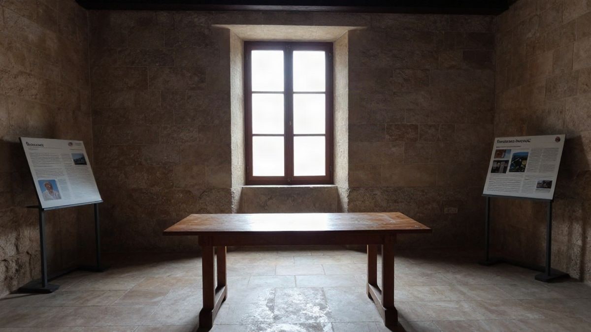Imagen ilustrativa: interior de una sala histórica con ventana lateral y luz natural